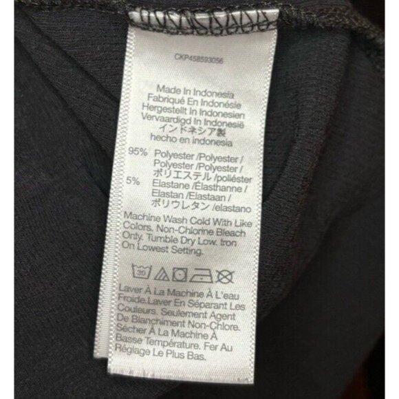 Madewell Women Top Medium Size Gray Eastover Bubble Short Sleeve Stretch NWOT - Picture 10 of 10